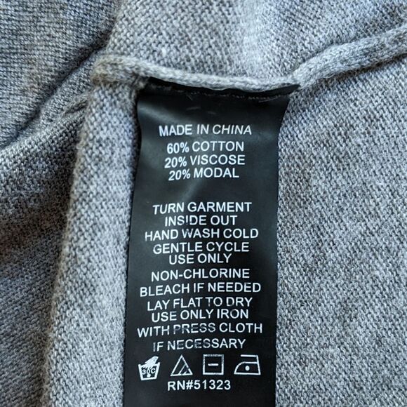 Vince Camuto Gray Layered Sweater - Picture 4 of 5